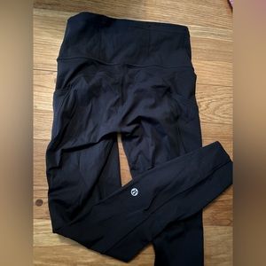 lululemon size 2 leggings wunder train